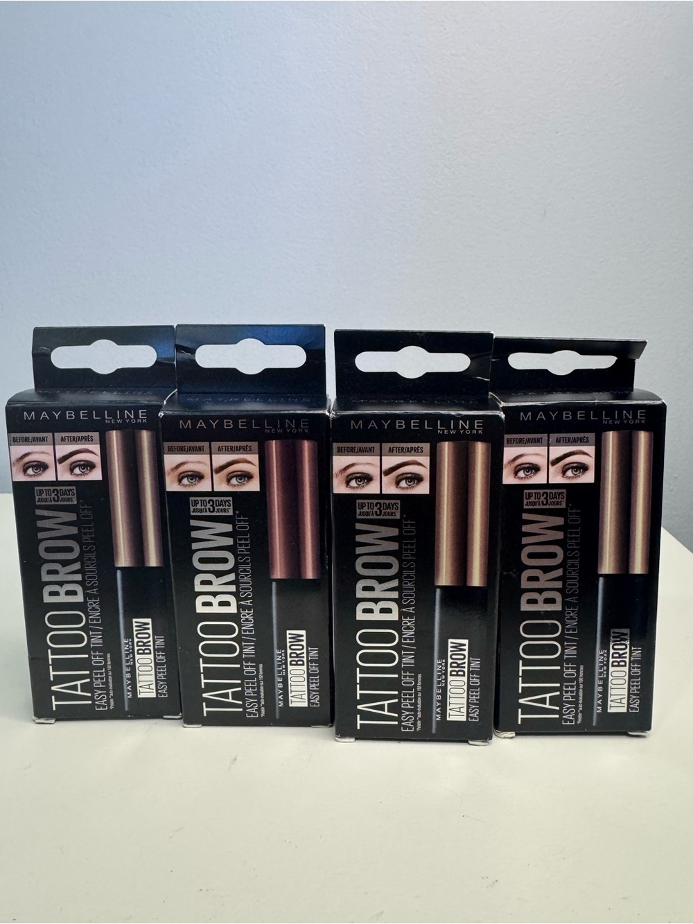 Maybelline Tattoo Brow Tint - Brown (Set of 4)